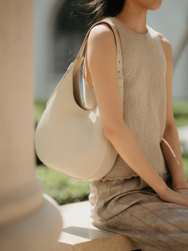 Halston - White Shell worn by a customer 1